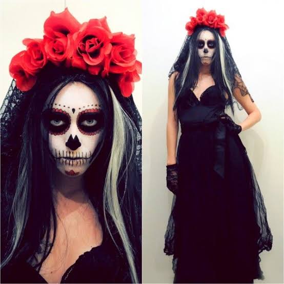 Disfraz de Catrina para día de Muertos