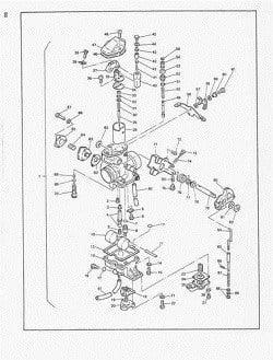 Manual Moto Yamaha XVS 650 1997 Reparación en PDF TRANSMISION