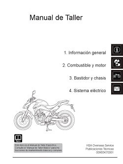 Moto Alazzurra 650 Reparación y Servicio en PDF