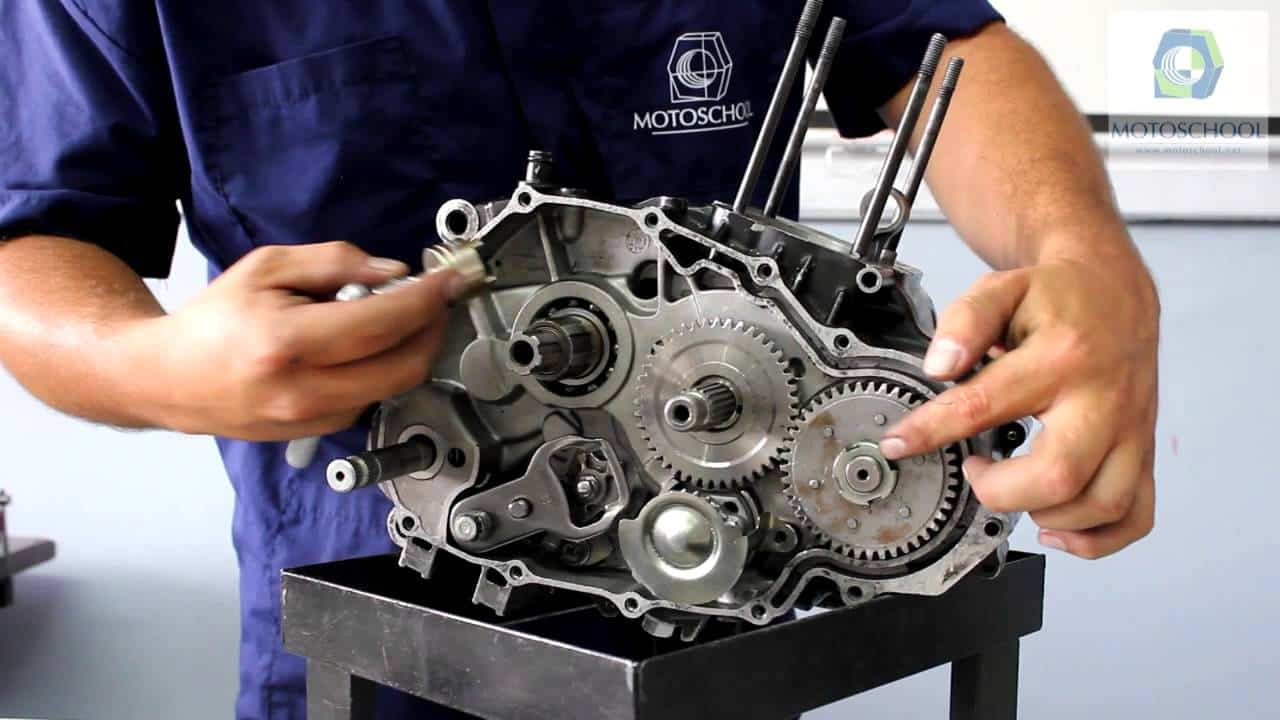 Moto Racing 1991 Reparación y Servicio Transmisión