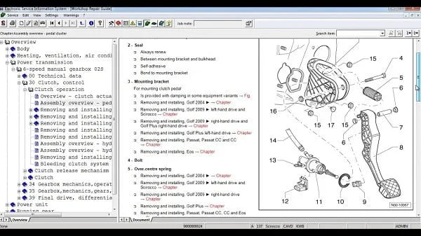 Diagrama Completo del Sistema de Frenos para Golf Jetta 1984-1992