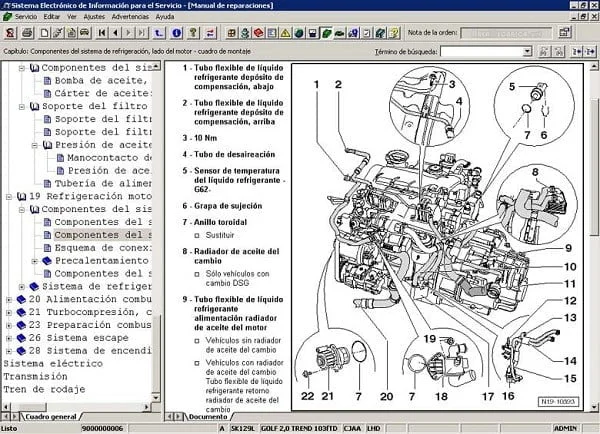 Manual Audi S7 2010 Reparación y Servicio de Motor, Pistones, bielas, juntas, soportes, cabeza, bujias, filtro de aire, filtro de gasolina, filtro de aceite