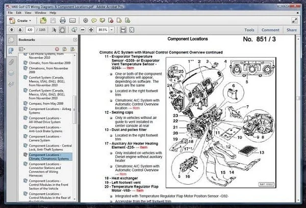 Manual Volkswagen Passat 1973 Reparación y Servicio de Motor, Pistones, bielas, juntas, soportes, cabeza, bujias, filtro de aire, filtro de gasolina, filtro de aceite