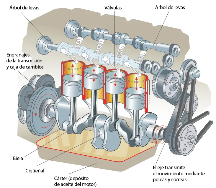 Partes del Motor de un Auto - Manual de Mecánica Básica