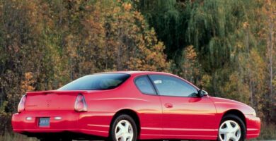 Manual Monte Carlo 2001 Chevrolet de Reparación y Servicio