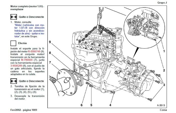 Diagrama Motor Audi A8 1995