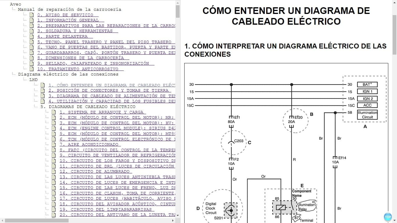 Descargar CHEVROLET EUROPA TIS OPEL