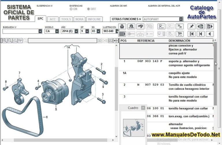 Catálogo de Partes POINTER 2001 VW AutoPartes y Refacciones Catálogo de Partes POINTER 2001 VW AutoPartes y Refacciones
