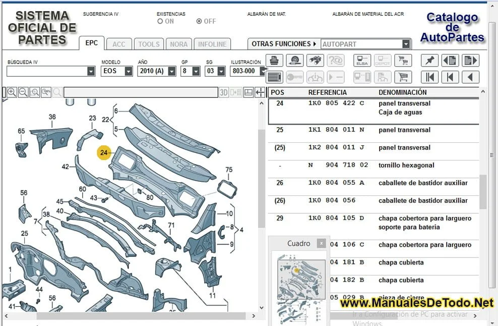 Partes de Colisión para Autos VW Audi Seat Skoda 
