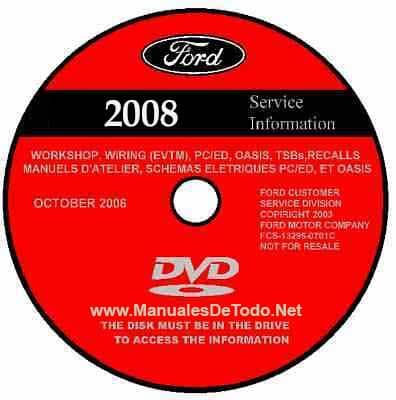 DVD Ford TIS Technical Information System 2008