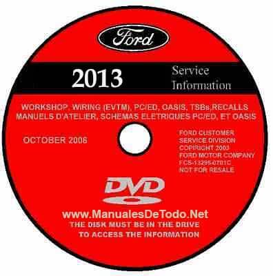 DVD Ford TIS Technical Information System 2013