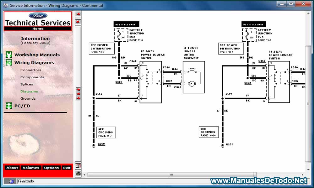 Diagramas Electricos Ford Autos de 2008