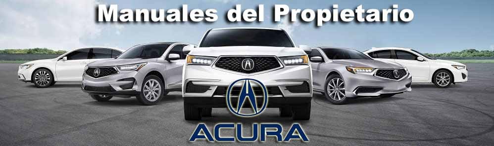 Manual de Usuario Acura MDX 2018