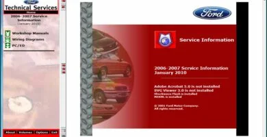 Ford TIS 2006-2007 Sistema de Información Técnica Manuales