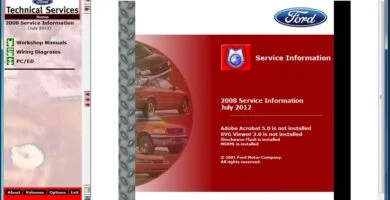 Ford TIS 2008 Sistema de Información Técnica Manuales