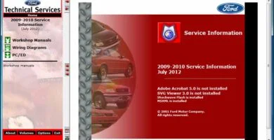 Ford TIS 2009-2010 Sistema de Información Técnica Manuales