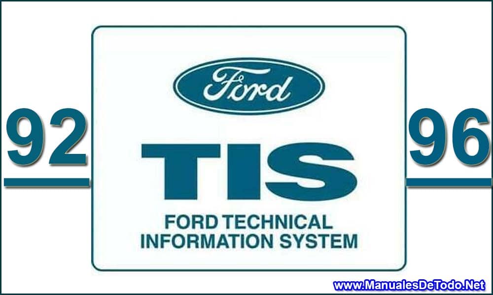 DVD 1992-1996 Ford TIS Technical Information System