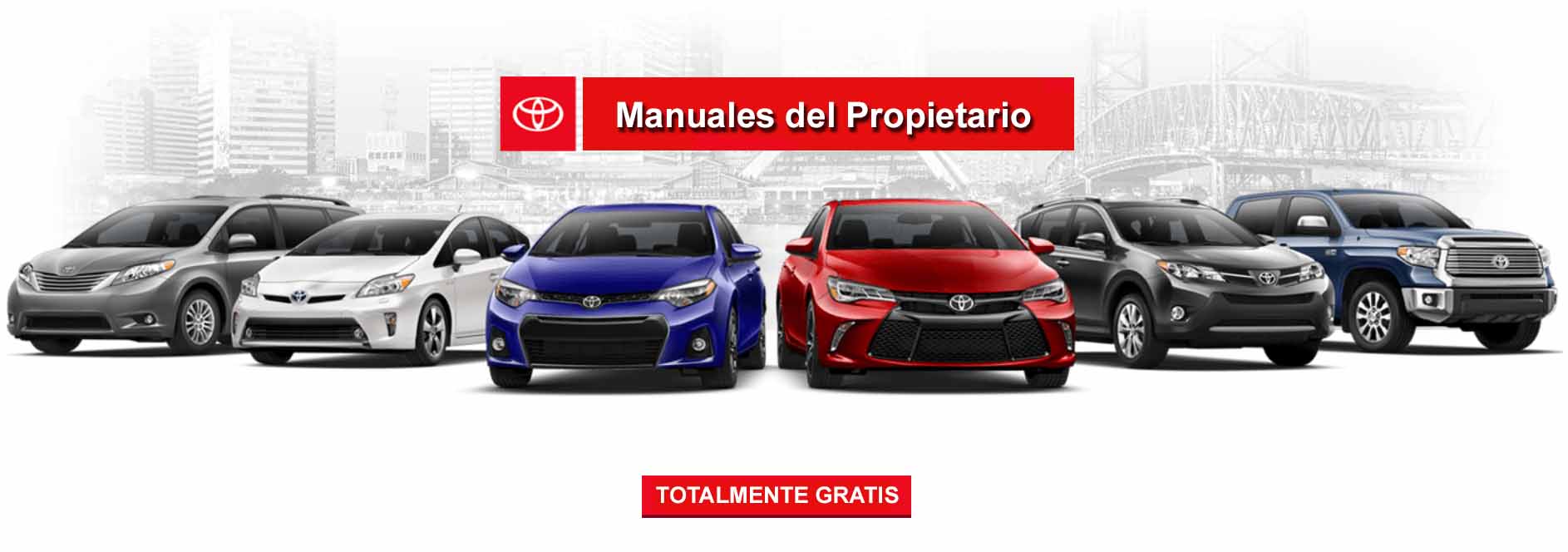 Descarga Manuales de Propietario de Autos Toyota