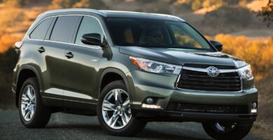 Descargar Manual Toyota Highlander Hybrid 2015 de Usuario