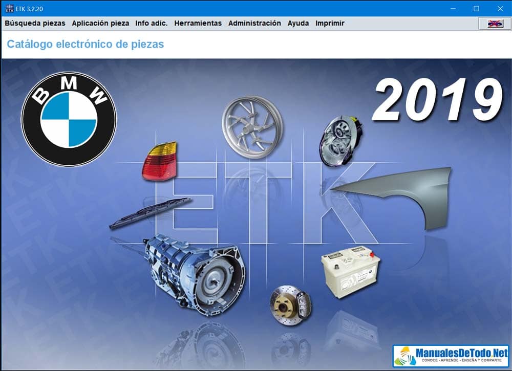 BMW ETK 2019 Catalogo de Partes Oficial Descarga GRATIS