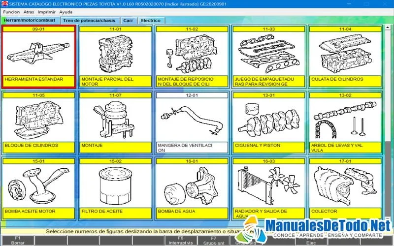 Catalogo de Partes TOYOTA Tacoma 2009 AutoPartes y Refacciones