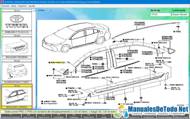 Refacciones Originales para Toyota RAV4 2007