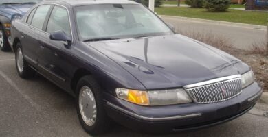 Descargar Manual LINCOLN Continental 1996 de Usuario en PDF Gratis