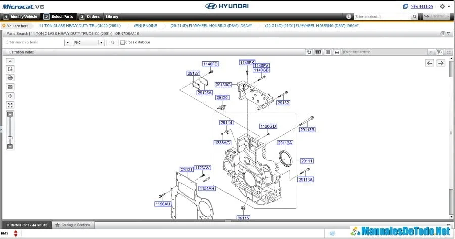 Refacciones y Partes para Transmisión HYUNDAI