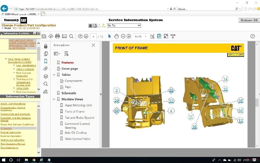 Bajar Manuales de Manipulador de Materiales de Ruedas M318C