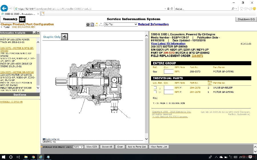 Manuales del Tren de Potencia Miniexcavadora 303C