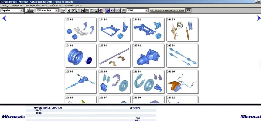 Catalogo de Partes FORD E-150 2005 AutoPartes y Refacciones