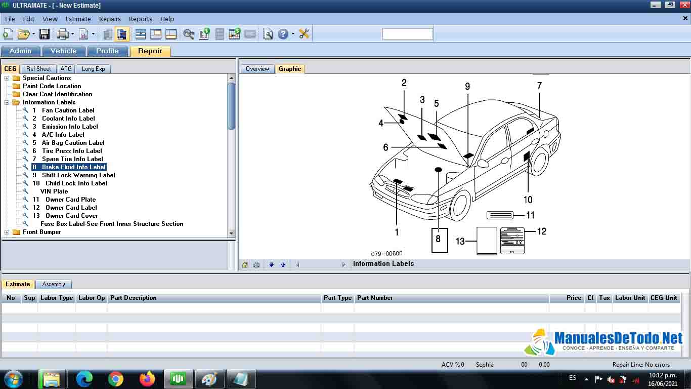 mitchell ultramate collision estimating software