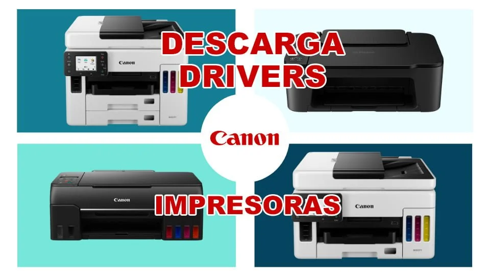 CLIC para Descargar Drivers impresoras CANON - Instalar impresora CANON