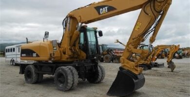 Excavadora de Ruedas M322C Manual de Reparación y Partes