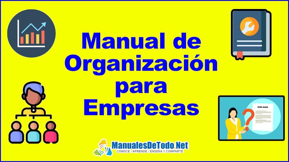 Manual de la Organización de una Empresa DESCARGA Ejemplo PDF