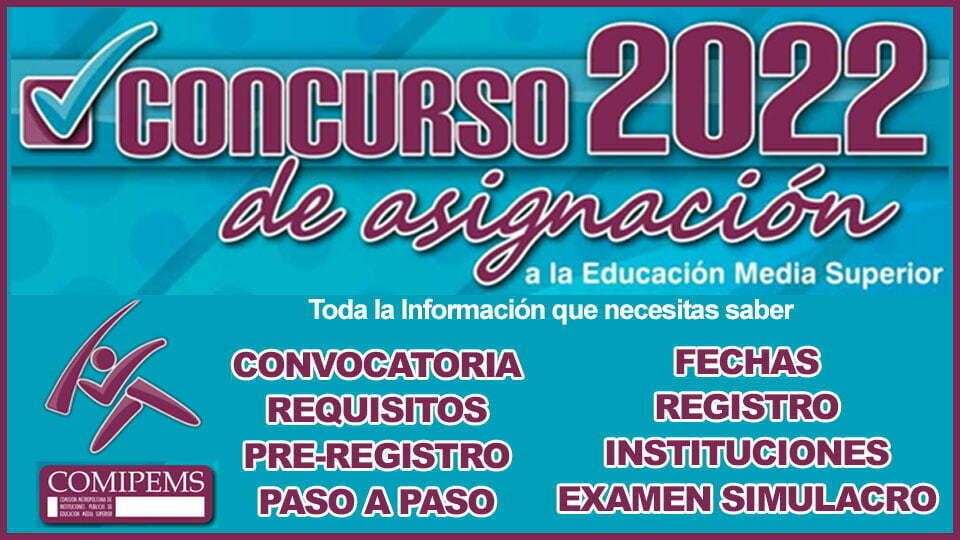 Examen Comipems 2022 Convocatoria Registro Requisitos