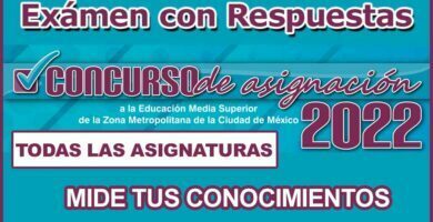 Examen con Respuestas del Comipems 2022