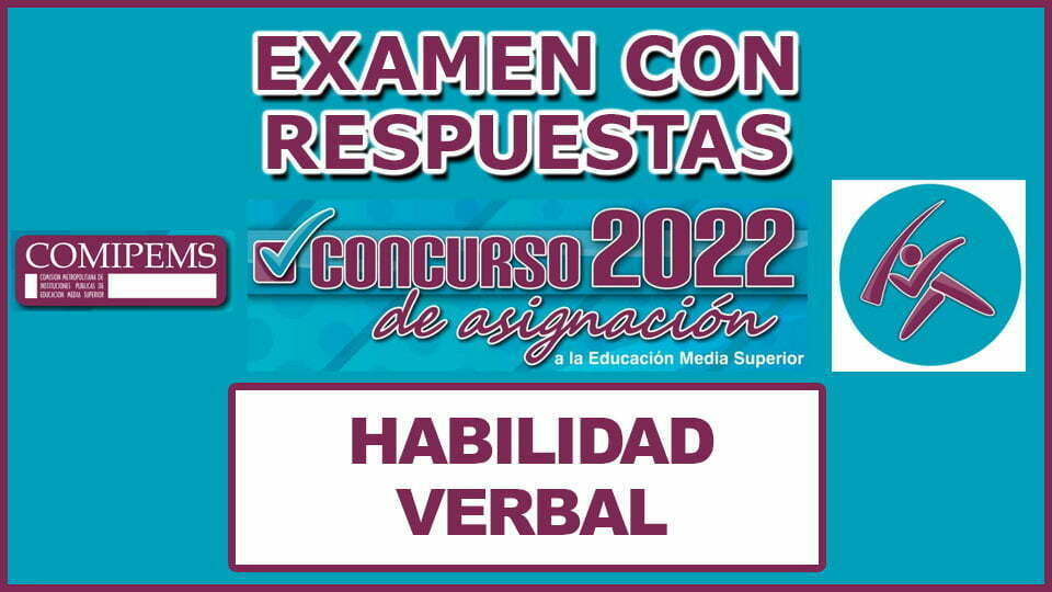Examen de Habilidad Verbal Resuelto Para Comipems 2022