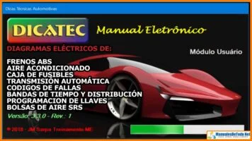 DICATEC Software de Diagramas Eléctricos, Bandas de Tiempo y Diagnostico Automotriz