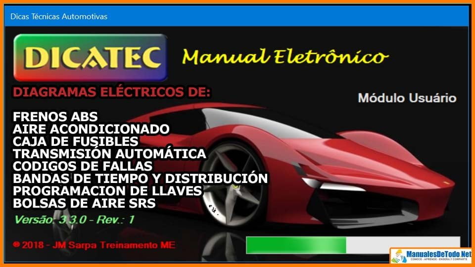 DICATEC Software de Diagramas Eléctricos, Bandas de Tiempo y Diagnostico Automotriz