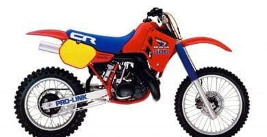 Descargar Manual Moto Honda CR 250 R 1986 Reparación y Servicio