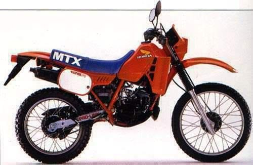 Manual Moto Honda MTX 125 1983 Reparación y Servicio