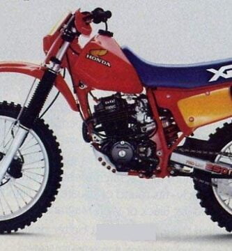 Descargar Manual Moto Honda XR 250 R 1983 de Usuario Descarga en PDF GRATIS