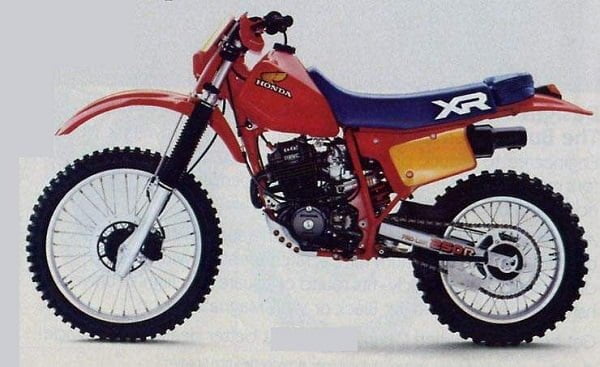 Descargar Manual Moto Honda XR 250 R 1983 de Usuario Descarga en PDF GRATIS