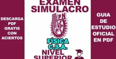 Examen Simulador de Física Área de Ciencias Sociales y Administrativas IPN 2023 Nivel Superior
