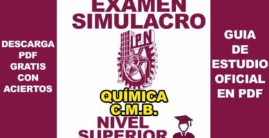 Examen Simulacro de Química Área de Ciencias Médico Biológicas IPN 2024