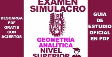 Examen Simulador de Geometría Analítica IPN NIVEL SUPERIOR 2024 con Respuestas en PDF