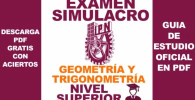 Examen Simulador de Geometría y Trigonometría IPN NIVEL SUPERIOR 2024 con Respuestas en PDF