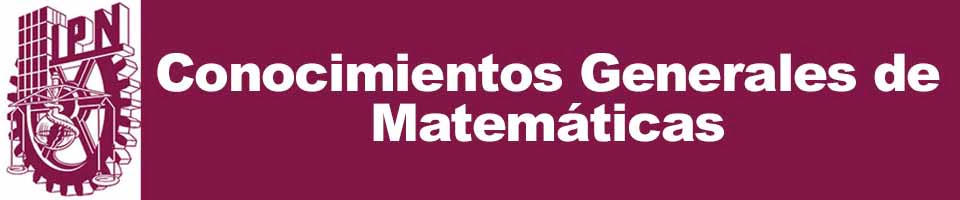 Conocimientos Generales de Matemáticas