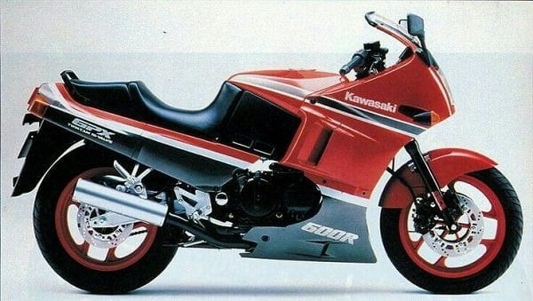 Manual Moto Kawasaki GPX 600 R 1987 Reparación y Servicio